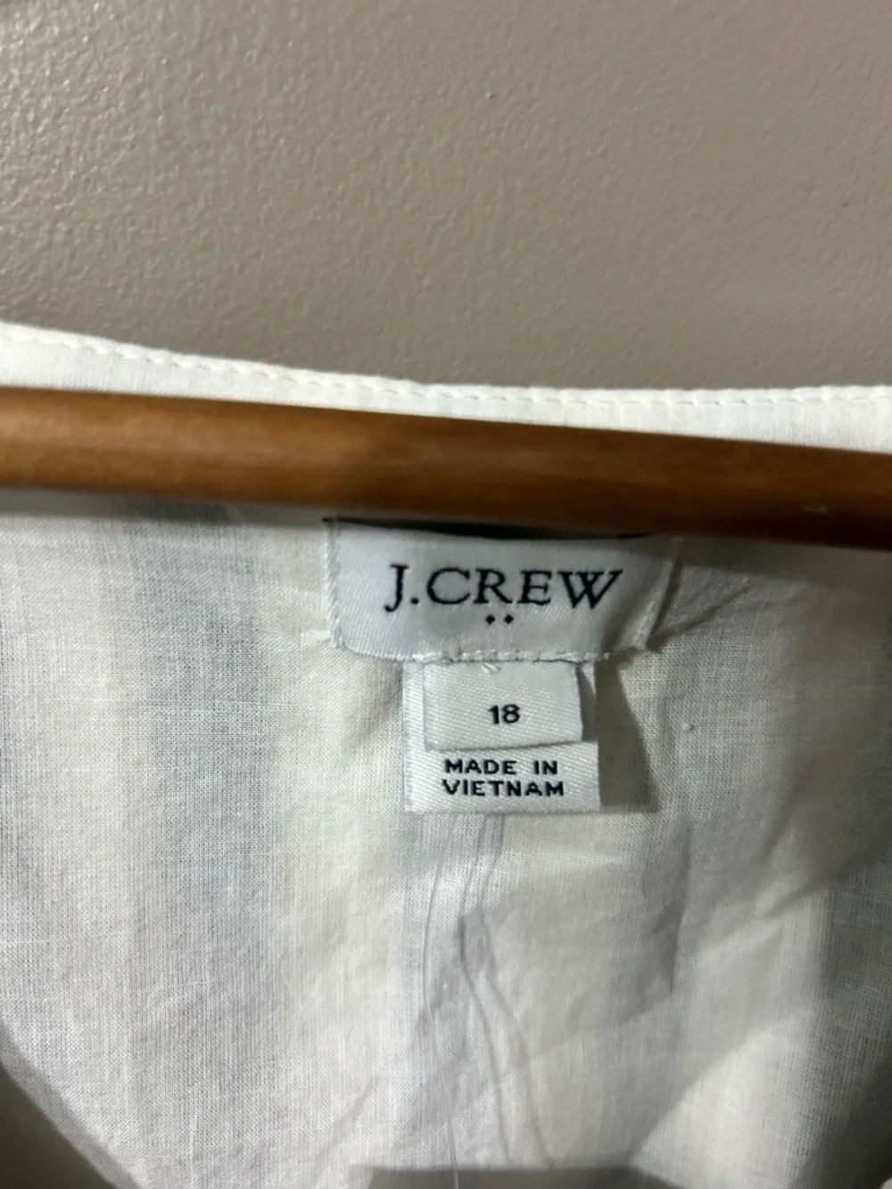 J. Crew sleeveless button
